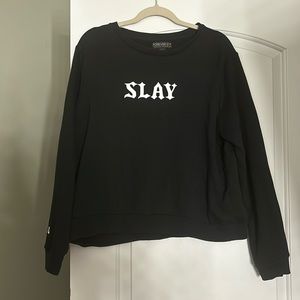 Slay long sleeve sweater
